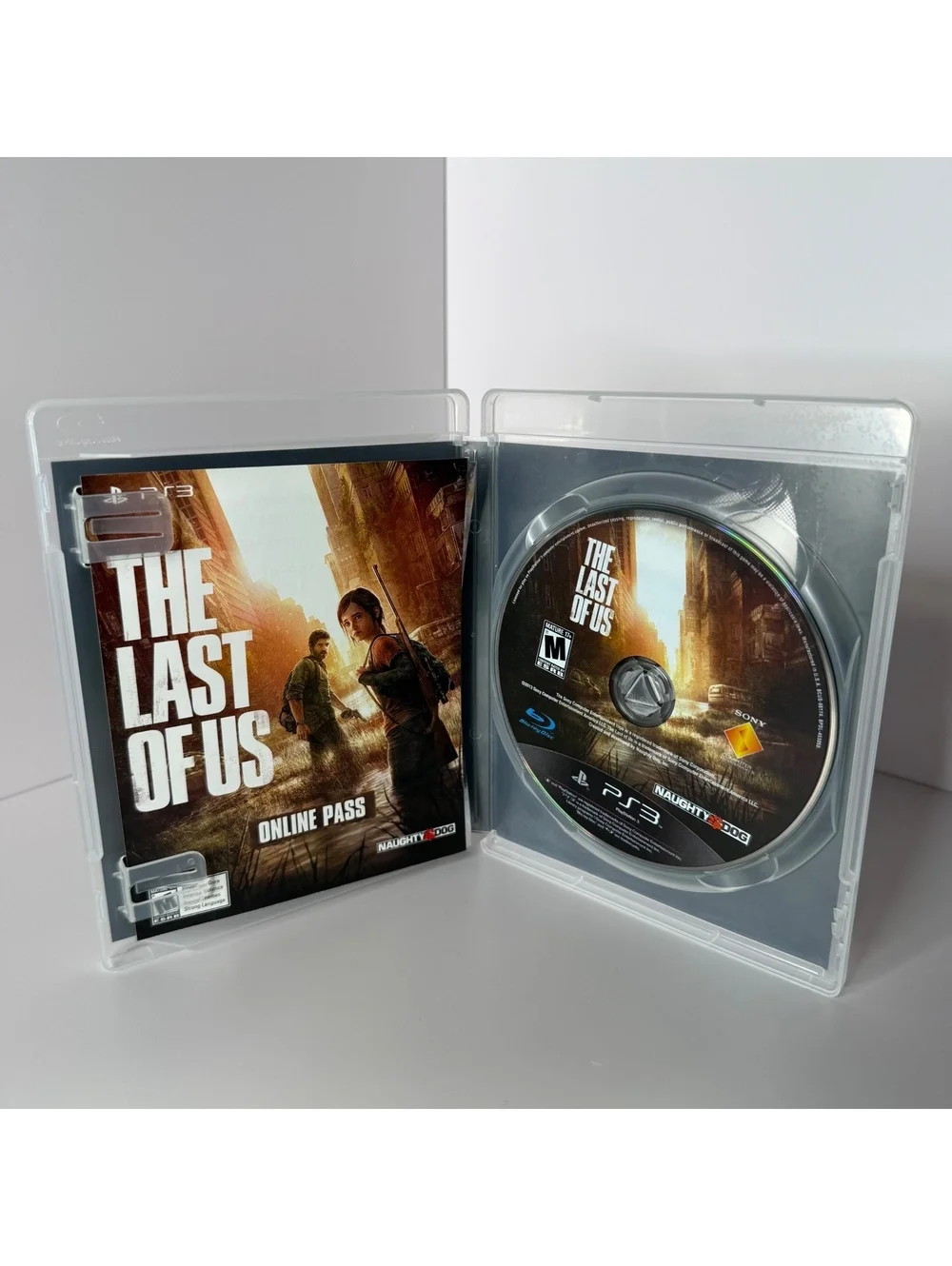 The Last of Us PS3 Video Game Disc and Case